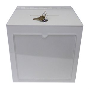 Pull Box with Poster Holder and Lock 9,5’’ x 9,5’’ x 9,5" H