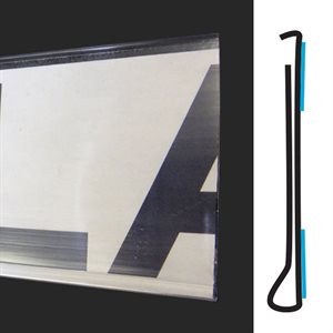 Molding pvc clair 2'' x 48'' adhésif