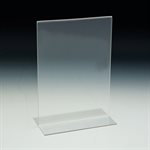 Poster Holder in T with Bottom Slot - Counter Model 5’’ x 7"