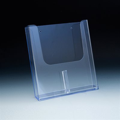 Excelsior Wallmount Brochure Holder with T Divider 4"